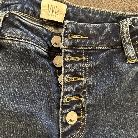 Wash Lab Women's Button Fly Skinny Jeans Size 29 - Picture 3 of 5